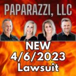 Paparazzi Accessories and picture of founders: Trent Kirby, Misty Kirby, Chantel Reeve, and Ryan Reeve, above the 4/6/2023 date of latest lawsuit